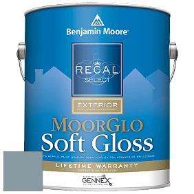 Benjamin Moore W096 Regal Select Exterior Paint-Moor GloSoft Gloss Finish краска цвет 2135-40 Province Blue