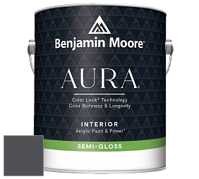 Benjamin Moore Aura 528 Waterborne Interior Semi-gloss Finish краска цвет 2126-20 Raccoon Fur