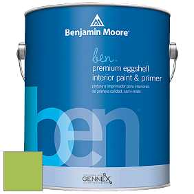 Benjamin Moore Ben W626 Premium Interior Latex Eggshell краска цвет 419 Malachy Green