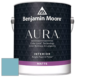 Benjamin Moore Aura 522 Interior Paint - Matte краска цвет NCS S 2030-B10G 