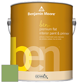 Benjamin Moore Ben W625 Premium Interior Latex Flat краска цвет NCS S 2050-G30Y 