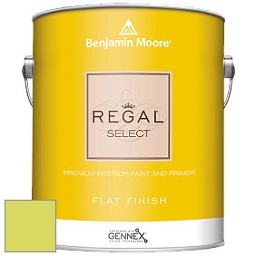 Benjamin Moore 547 Regal Select Waterborne Interior Flat Finish краска цвет 2026-40 Apple Green