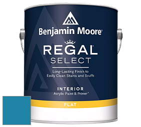 Benjamin Moore 547 Regal Select Waterborne Interior Flat Finish краска цвет NCS S 3050-B 