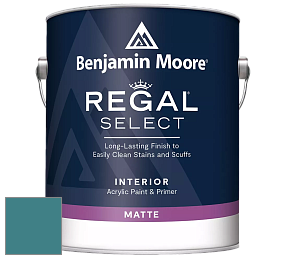 Benjamin Moore 548 IRegal Select Interior Paint - Matte краска цвет 727 Calypso Blue
