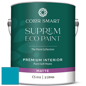 COLOR SMART CS 619 SUPREM ECO PAINT матовая краска цвет NCS S 2055-B10G 