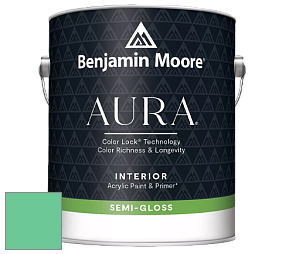 Benjamin Moore Aura 528 Waterborne Interior Semi-gloss Finish краска цвет NCS S 1050-G 