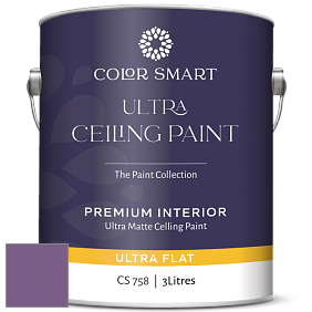 COLOR SMART CS 758 ULTRA CEILING PAINT ультраматовая краска цвет NCS S 4040-R50B 
