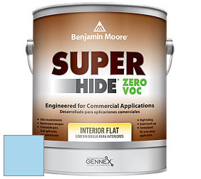 Benjamin Moore 355 Super Hide Zero Voc Interior Flat краска цвет 2065-60 Caribbean Coast