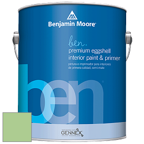 Benjamin Moore Ben W626 Premium Interior Latex Eggshell краска цвет 550 Paradise Hills Green