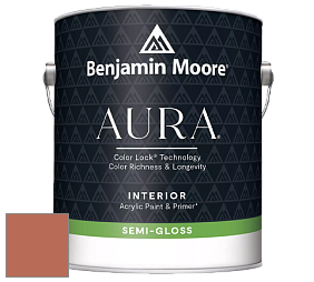 Benjamin Moore Aura 528 Waterborne Interior Semi-gloss Finish краска цвет 056 Montana Agate