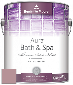 Benjamin Moore Aura 532 Bath & Spa Waterborne Interior Paint Matte Finish краска цвет NCS S 3020-R10B 