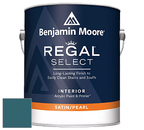 Benjamin Moore 550 Regal Select Waterborne Interior Pearl Finish краска цвет 728 Bermuda Turquoise