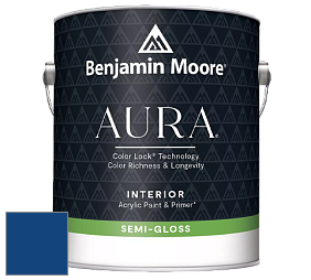 Benjamin Moore Aura 528 Waterborne Interior Semi-gloss Finish краска цвет RAL 5010 