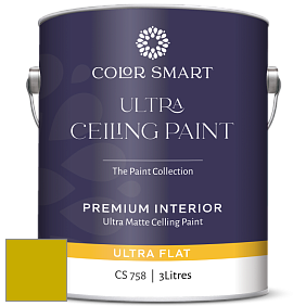 COLOR SMART CS 758 ULTRA CEILING PAINT ультраматовая краска цвет 2024-10 Chartreuse