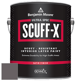 Benjamin Moore 486 Ultra Spec SCUFF-X Interior Satin Finish краска цвет 1456 Mountain Ridge
