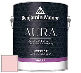 Benjamin Moore Aura 522 Interior Paint - Matte краска цвет 2009-60 Pink Sea Shell