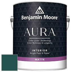 Benjamin Moore Aura 522 Interior Paint - Matte краска цвет NCS S 6530-B50G 