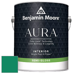 Benjamin Moore Aura 528 Waterborne Interior Semi-gloss Finish краска цвет 2044-20 Leprechaun
