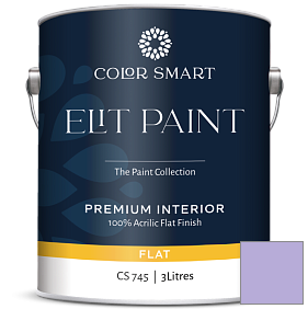 Краска COLOR SMART CS 745 ELIT PAINT глубокоматовая моющаяся краска цвет 2071-50 Amethyst Cream