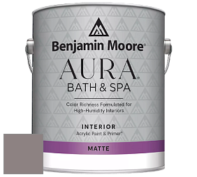 Benjamin Moore Aura 532 Bath & Spa Waterborne Interior Paint Matte Finish краска цвет NCS S 5005-R 