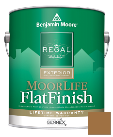 Краска Regal Select Exterior Paint-MoorLife Flat Finish (W105) цвет 2165-10 Camel