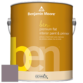 Benjamin Moore Ben W625 Premium Interior Latex Flat краска цвет NCS S 5010-R30B 