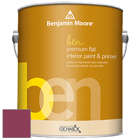 Benjamin Moore Ben W625 Premium Interior Latex Flat краска цвет NCS S 3060-R20B 