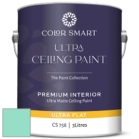 COLOR SMART CS 758 ULTRA CEILING PAINT ультраматовая краска цвет 2042-50 Caribe Green