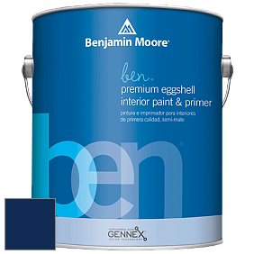 Benjamin Moore Ben W626 Premium Interior Latex Eggshell краска цвет RAL 5026 
