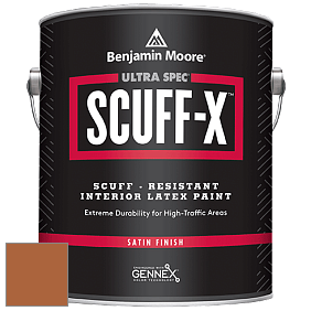 Benjamin Moore 486 Ultra Spec SCUFF-X Interior Satin Finish краска цвет 2166-10 Gold Rush
