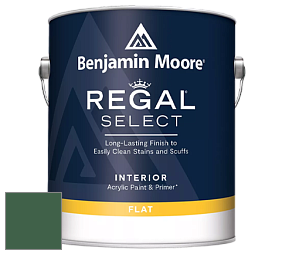 Benjamin Moore 547 Regal Select Waterborne Interior Flat Finish краска цвет NCS S 6030-G10Y 