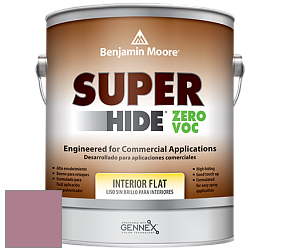 Benjamin Moore 355 Super Hide Zero Voc Interior Flat краска цвет 2082-40 Rosewood