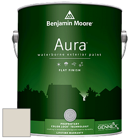 Benjamin Moore Aura 629 Waterborne Exterior Flat Finish краска цвет OC-24 BM OC-24