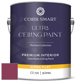 COLOR SMART CS 758 ULTRA CEILING PAINT ультраматовая краска цвет NCS S 3060-R20B 