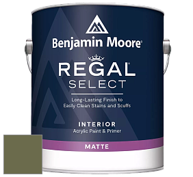Benjamin Moore 548 IRegal Select Interior Paint - Matte краска цвет 2144-10 Guacamole