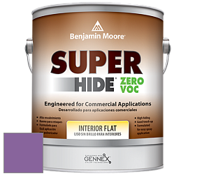 Benjamin Moore 355 Super Hide Zero Voc Interior Flat краска цвет NCS S 3050-R50B 