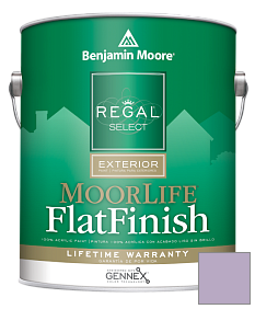 Краска Regal Select Exterior Paint-MoorLife Flat Finish (W105) цвет 2072-50 Lavender Lipstick