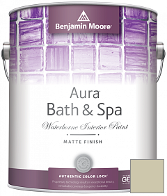 Краска Benjamin Moore Aura Bath & Spa Interior Paint Matte Finish (532) цвет 493 Harbor Town