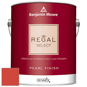 Benjamin Moore 550 Regal Select Waterborne Interior Pearl Finish краска цвет 2013-10 Outrageous Orange