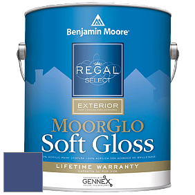 Benjamin Moore W096 Regal Select Exterior Paint-Moor GloSoft Gloss Finish краска цвет 2067-20 Starry Night Blue