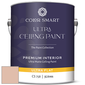 COLOR SMART CS 758 ULTRA CEILING PAINT ультраматовая краска цвет 1205 Apricot Beige