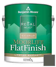 Краска Regal Select Exterior Paint-MoorLife Flat Finish (W105) цвет 1484 Ashwood Moss