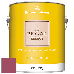 Benjamin Moore 547 Regal Select Waterborne Interior Flat Finish краска цвет 2080-30 Cherry Wine