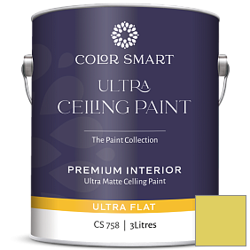 Краска COLOR SMART CS 758 ULTRA CEILING PAINT ультраматовая краска цвет 397 Chamomile