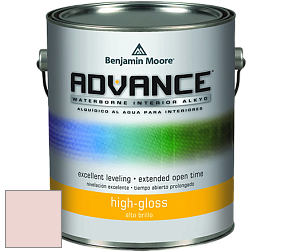 Benjamin Moore 794 Advance Interior Paint-High Gloss глянцевая алкидная эмаль цвет 2091-70 April Pink