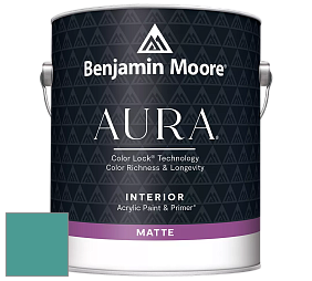 Benjamin Moore Aura 522 Interior Paint - Matte краска цвет 671 Soft Spruce