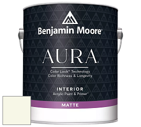 Benjamin Moore Aura 522 Interior Paint - Matte краска цвет OC-123 Bavarian Cream