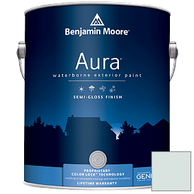 Краска Aura Waterborne Exterior Semi-Gloss Finish (632) цвет 866 Winter Ice