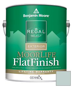 Краска Regal Select Exterior Paint-MoorLife Flat Finish (W105) цвет 687 Annapolis Green
