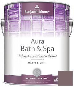 Краска Benjamin Moore Aura Bath & Spa Interior Paint Matte Finish (532) цвет 1252 Mink Violet